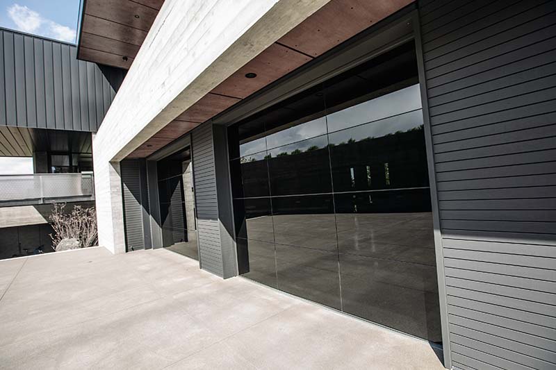 residential garage door styles like these full view doors